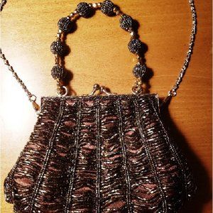 Vintage Hand Made Beaded Purse